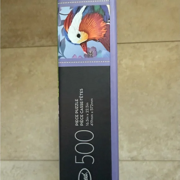 Genuine Fred Puzzle Wonders of Nature 500 Piece Complete Tropical Birds Panel - Picture 6 of 8
